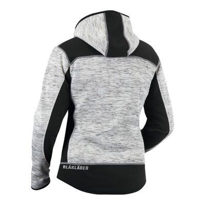 Blakläder Damen Strickjacke, grau / schwarz, Unisex-Größe: L