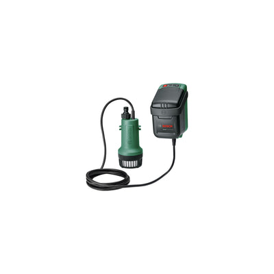 Bosch Akku-Regenwasserpumpen GardenPump 18V-2000: Akku 18V 2.5Ah, Ladegerät AL