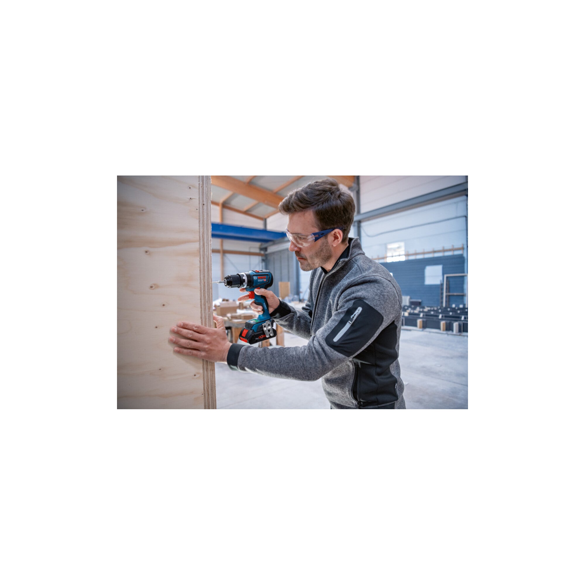 Bosch Akku-Schlagbohrschrauber GSB 18V-90 C, 2 Akku ProCORE18V 4.0Ah, Ladg. und