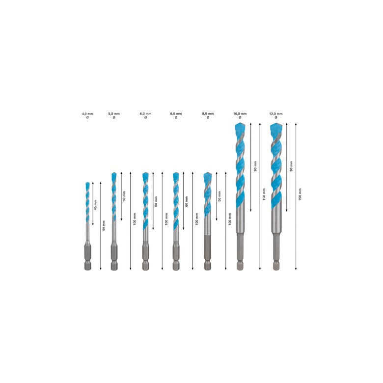 Bosch Bohrer-Set EXPERT HEX-9 Multi Construction 7-tlg.