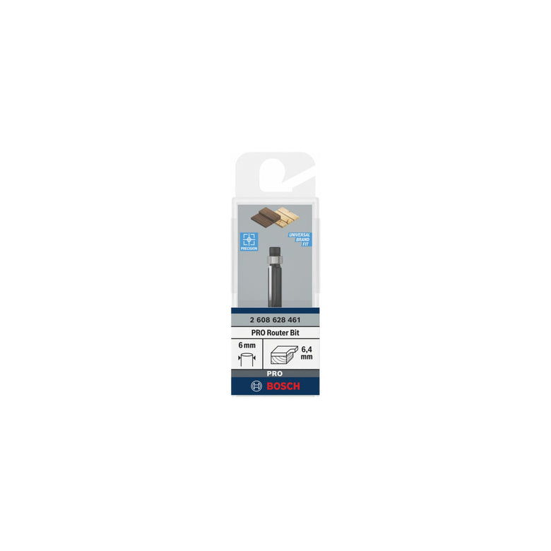 Bosch Bündigfräser 6 mm D1 6,35 mm L 16,1 mm G 54 mm