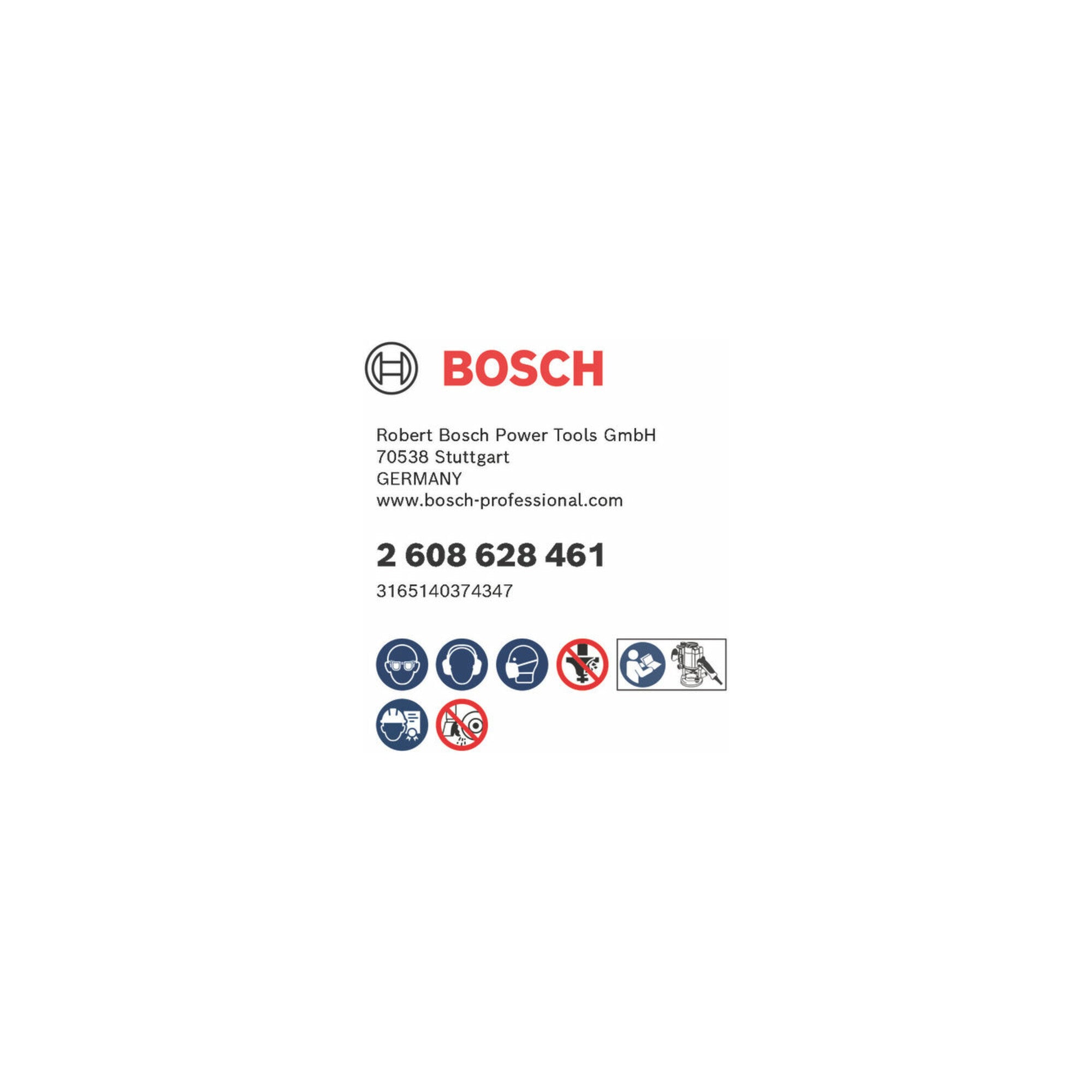 Bosch Bündigfräser 6 mm D1 6,35 mm L 16,1 mm G 54 mm