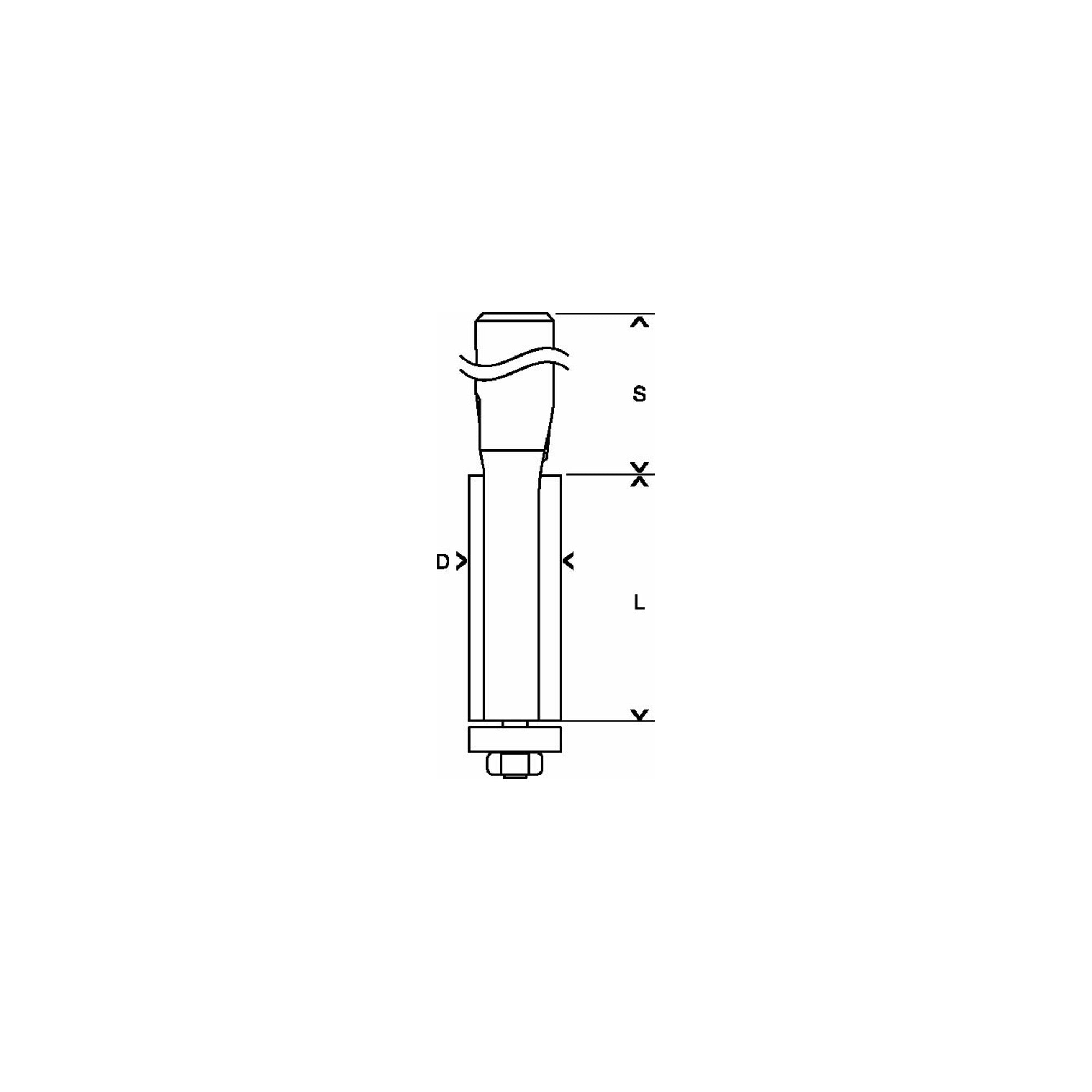 Bosch Bündigfräser Expert for Wood 8 mm D1 12,7 mm L 25,4 mm G 71,5 mm
