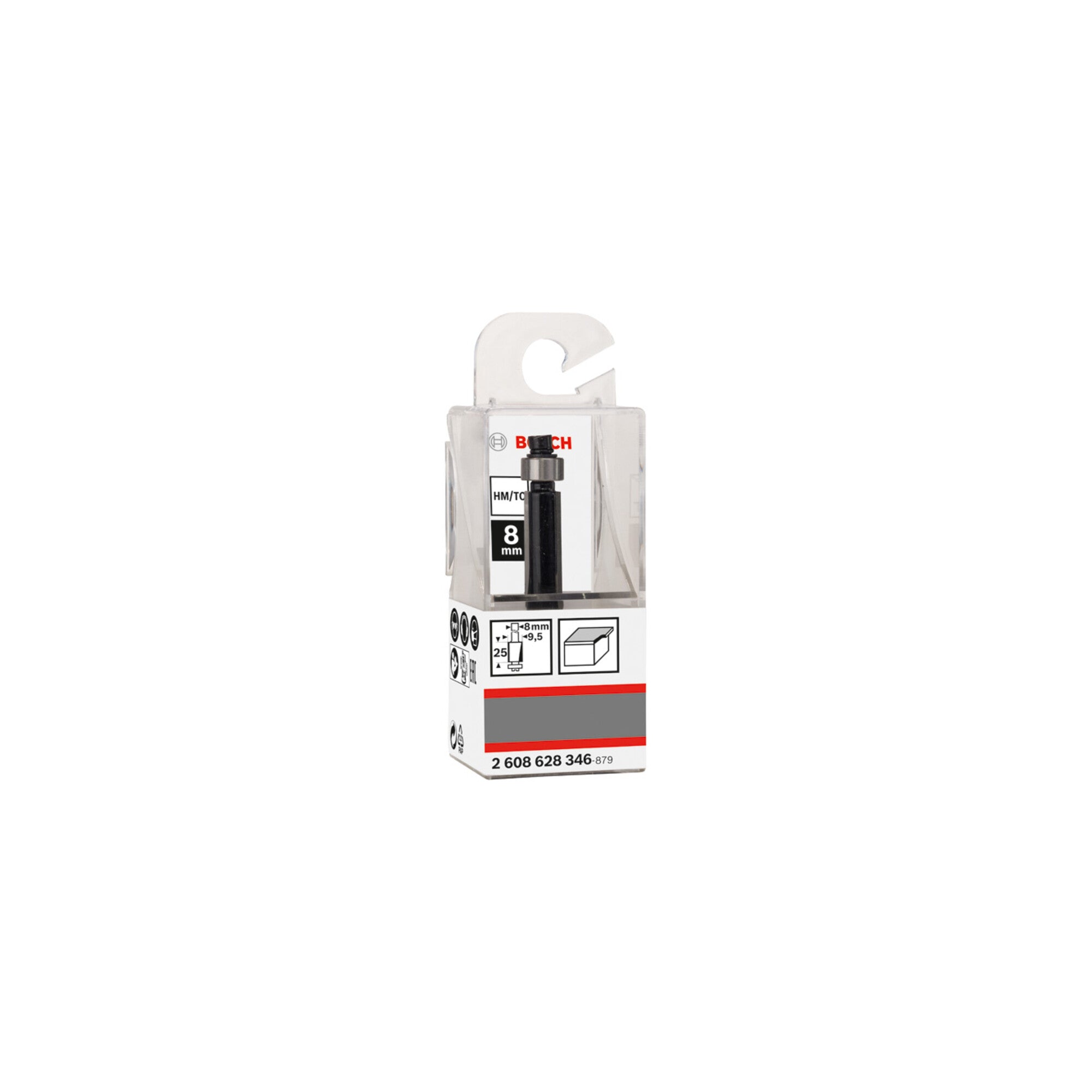 Bosch Bündigfräser Standard for Wood 8 mm D1 9,5 mm L 25,4 mm G 68 mm