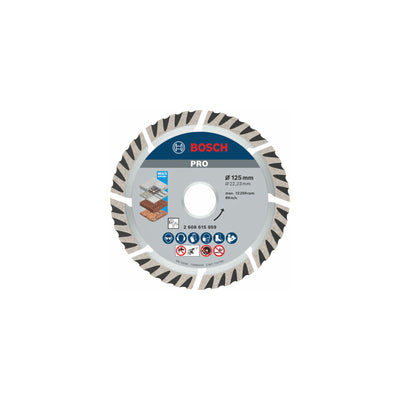 Bosch Diamanttrennscheibe Standard for Universal 125 x 22,23 x 2 x 10 mm