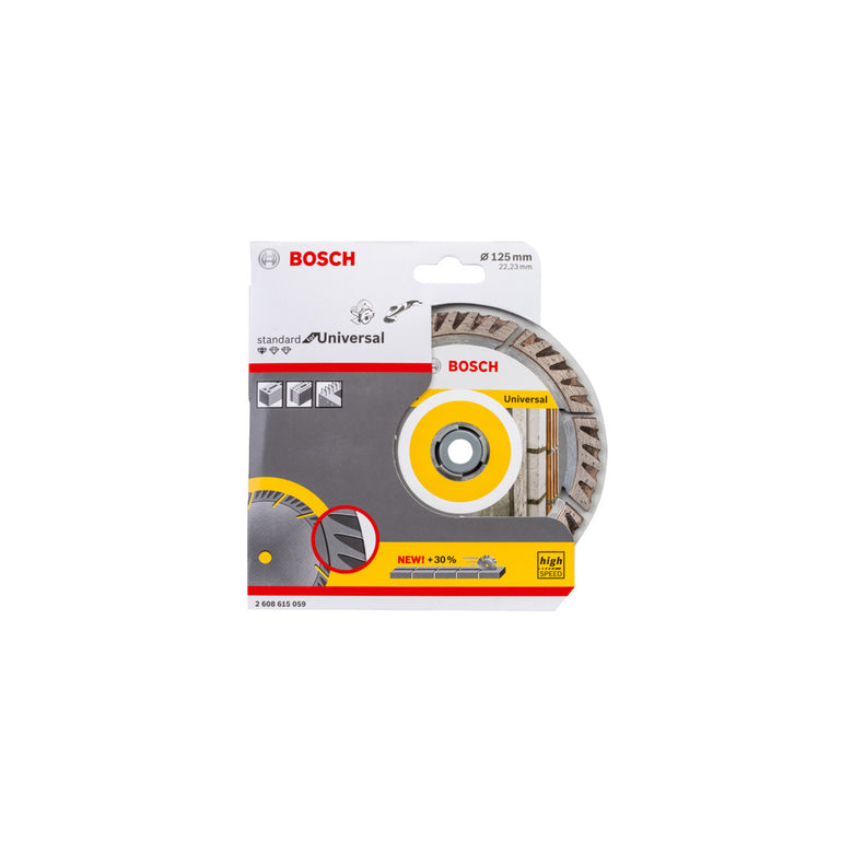 Bosch Diamanttrennscheibe Standard for Universal 125 x 22,23 x 2 x 10 mm