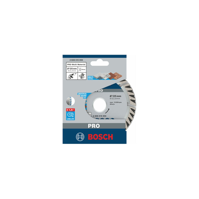 Bosch Diamanttrennscheibe Standard for Universal 125 x 22,23 x 2 x 10 mm