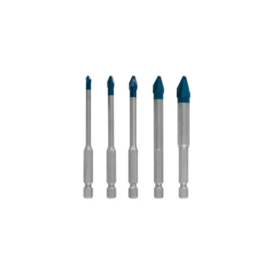 Bosch EXPERT HEX-9 HardCeramic Bohrer-Set 4/5/6/8/10mm 5-tlg. für Dreh- und