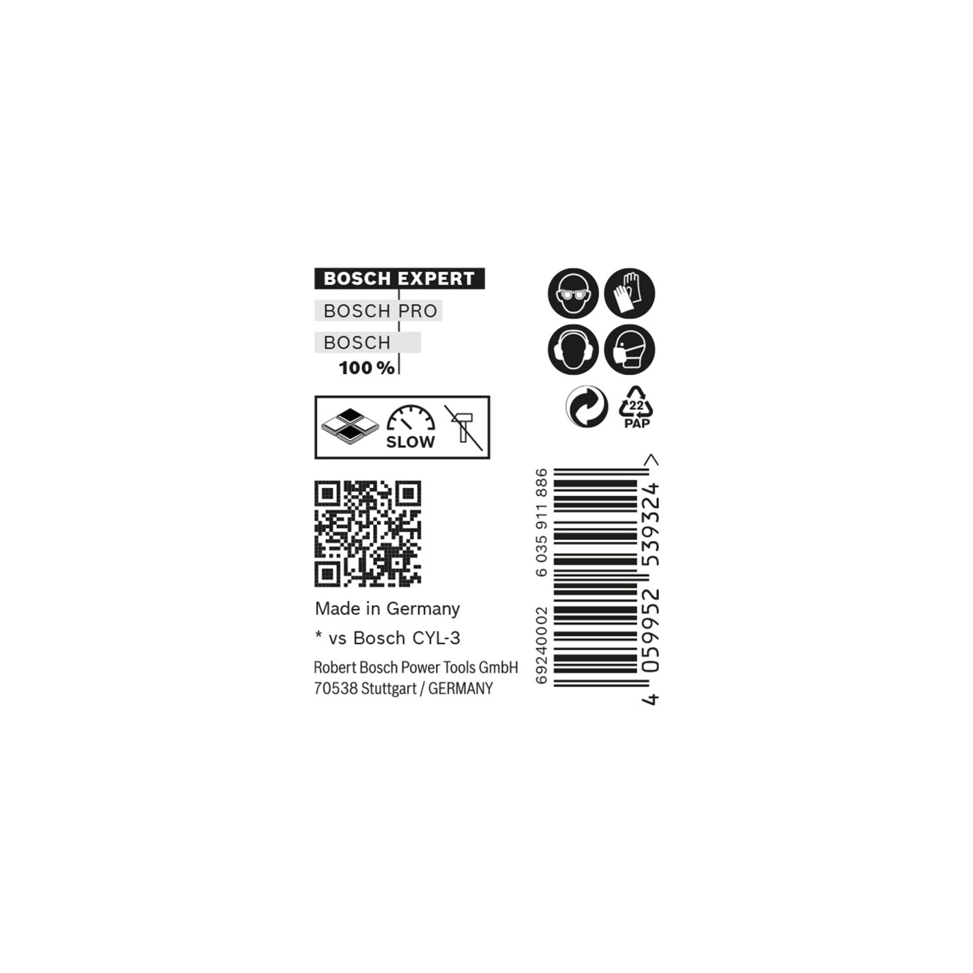 Bosch Expert MultiConstruction CYL-9 Bohrer, 5,5 x 50 x 85 mm 10 Stk