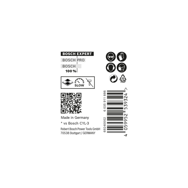 Bosch Expert MultiConstruction CYL-9 Bohrer, 5,5 x 50 x 85 mm 10 Stk