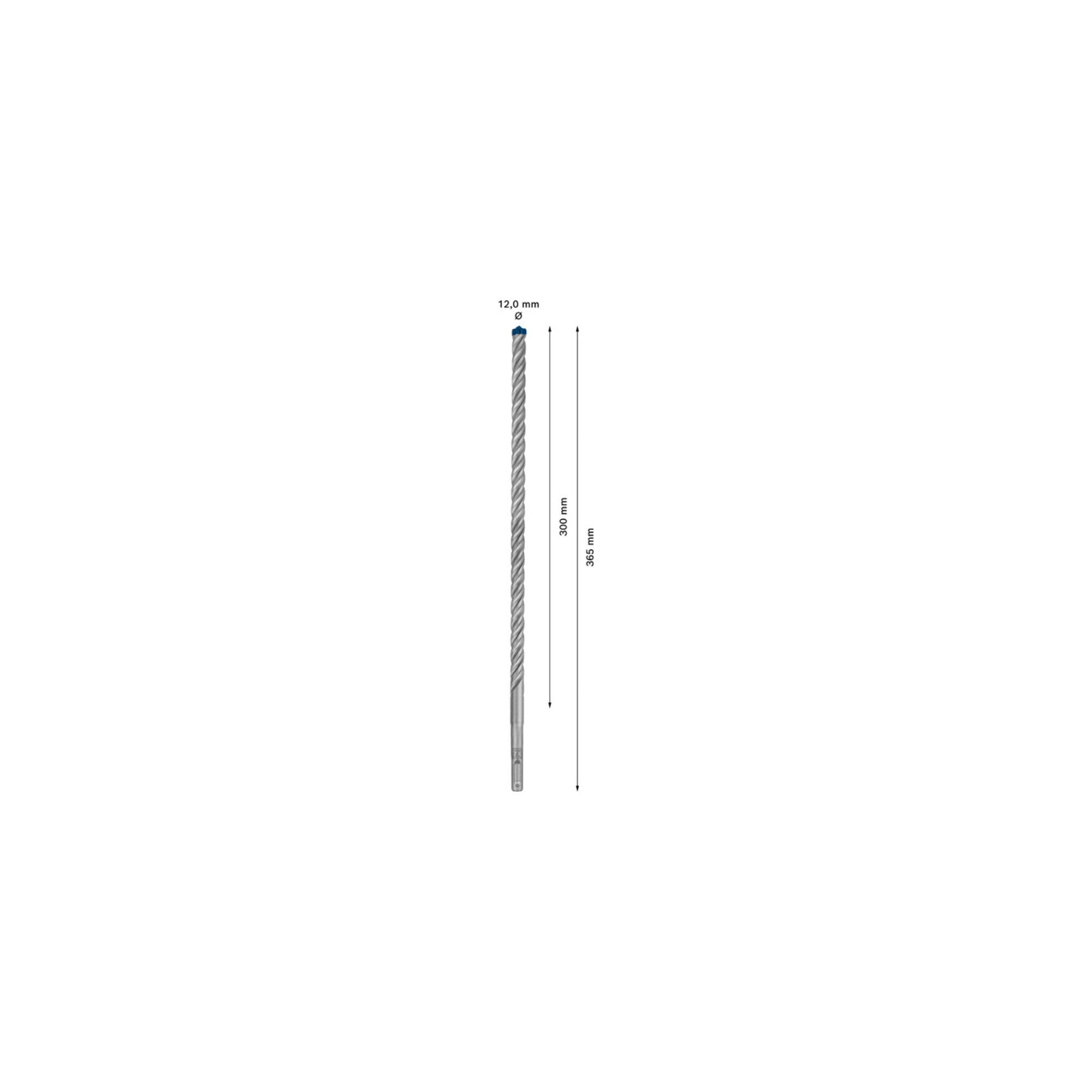 Bosch EXPERT SDS plus-7X Hammerbohrer 12 x 300 x 365mm für Bohrhämmer