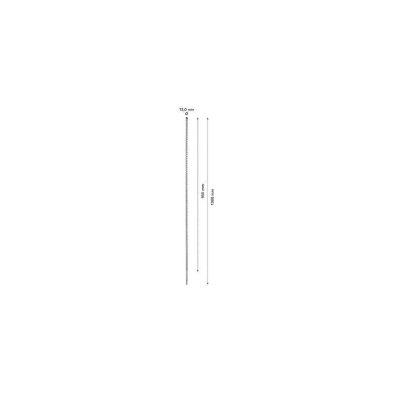 Bosch EXPERT SDS plus-7X Hammerbohrer 12 x 950 x 1000mm für Bohrhämmer