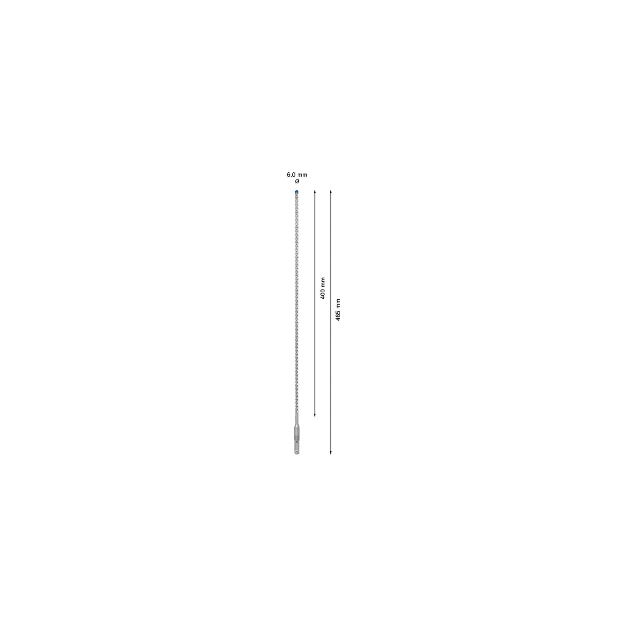 Bosch EXPERT SDS plus-7X Hammerbohrer 6 x 400 x 465mm für Bohrhämmer