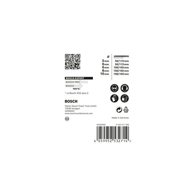 Bosch EXPERT SDS plus-7X Hammerbohrer-Set 5/6/6/8/10mm 5-tlg. für Bohrhämmer