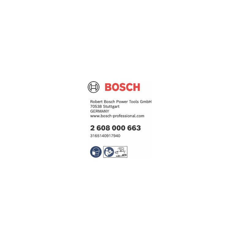 Bosch Faltenfilter Filteroberfläche 2375 cm², 125 x 155 mm Zubehör für GAS
