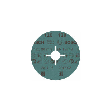 Bosch Fiberschleifscheibe R780 Best for Metal and Inox 115 x 22,23 mm 120 50 Stk