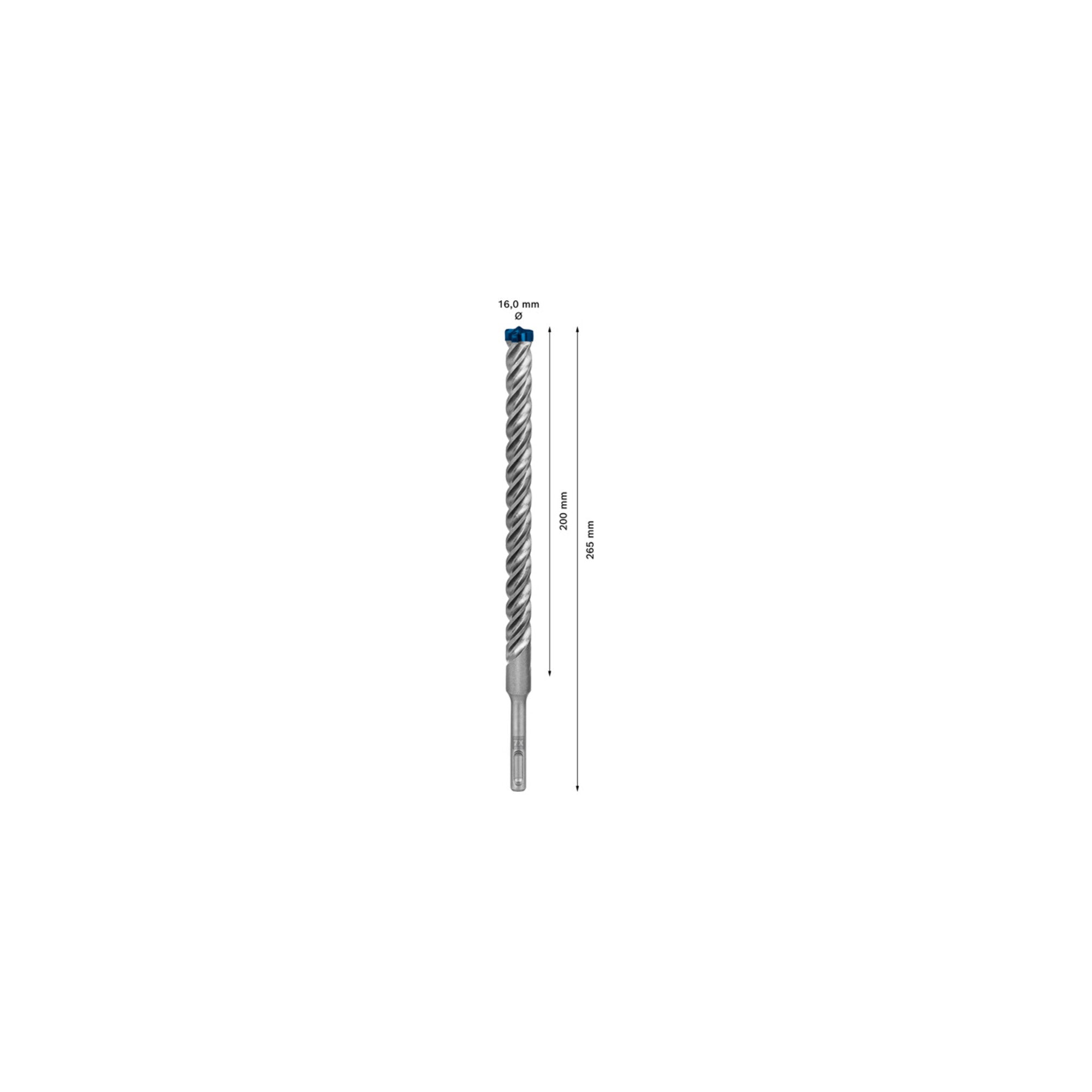 Bosch Hartmetall-Hammerbohrer EXPERT„7X“ SDS-plus,⌀xganze Länge: 16X265mm