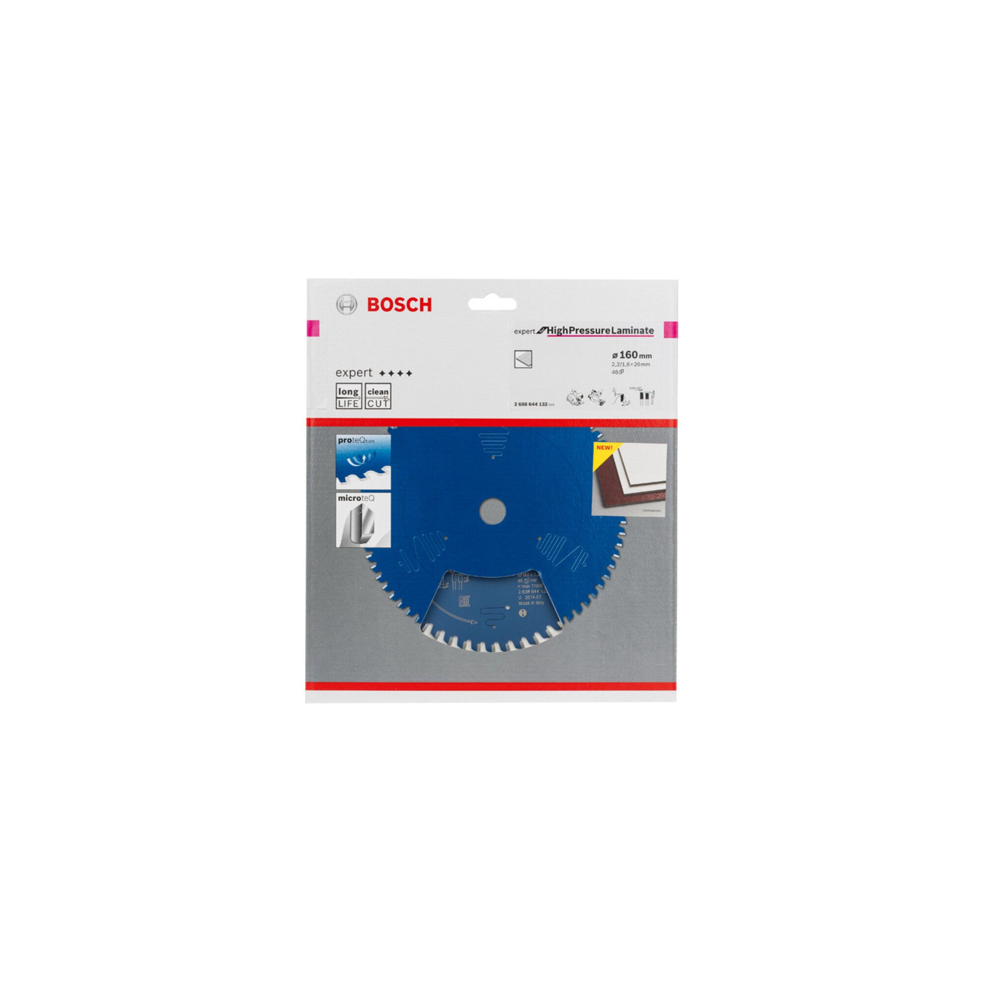 Bosch Kreissägeblatt Expert for High Pressure Laminate 160 x 20 x 2,2 mm 48