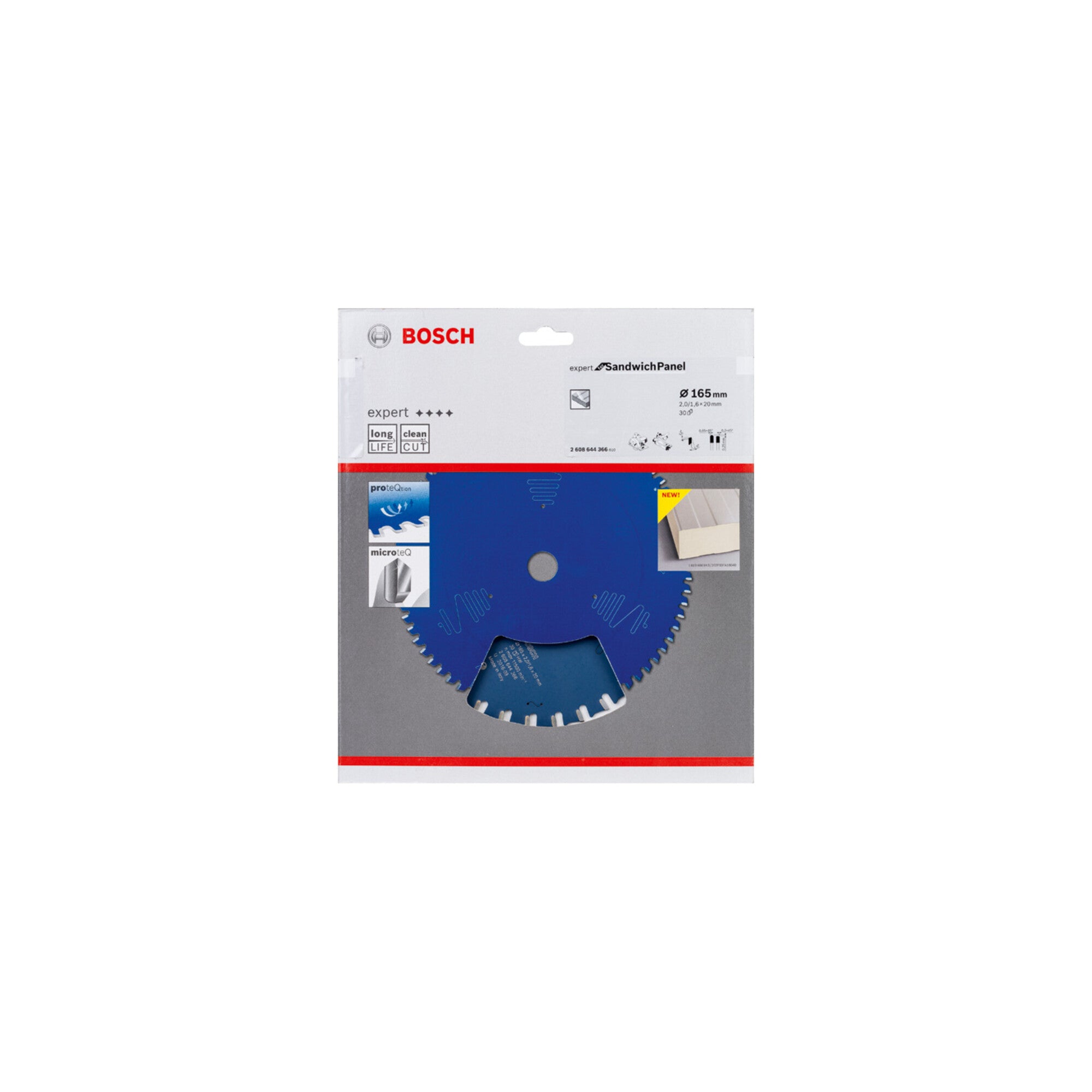 Bosch Kreissägeblatt Expert for Sandwich Panel 165 x 20 x 2,0 mm 30