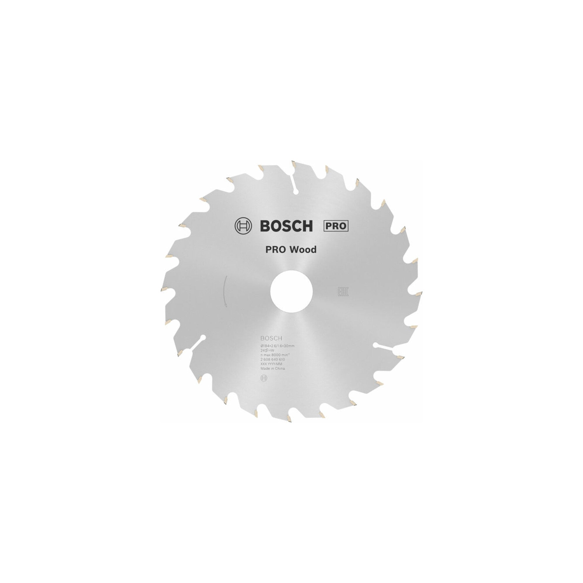 Bosch Kreissägeblatt Optiline Wood für Handkreissägen 184 x 30 x 2,6 mm 24