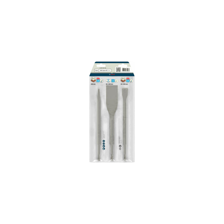 Bosch Meißel-Set mit SDS plus 3-teilig 250 250 260 x 20 40 mm