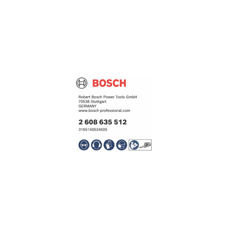 Bosch Messer-Set TF 350 WM 2-teilig für Isolationsmaterialien 2 Stk