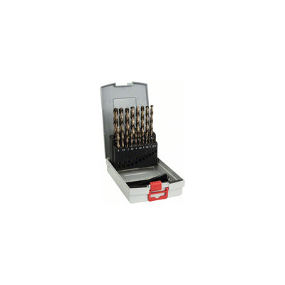 Bosch Metallbohrer-Set HSS-Co (Cobalt-Legierung), ProBox 19-teilig DIN 338 1-10