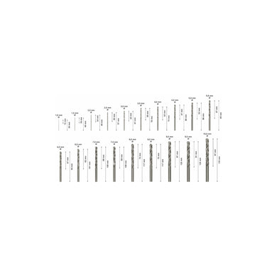 Bosch Metallbohrer-Set HSS-G ProBox 19-teilig DIN 338 135° 1-10 mm