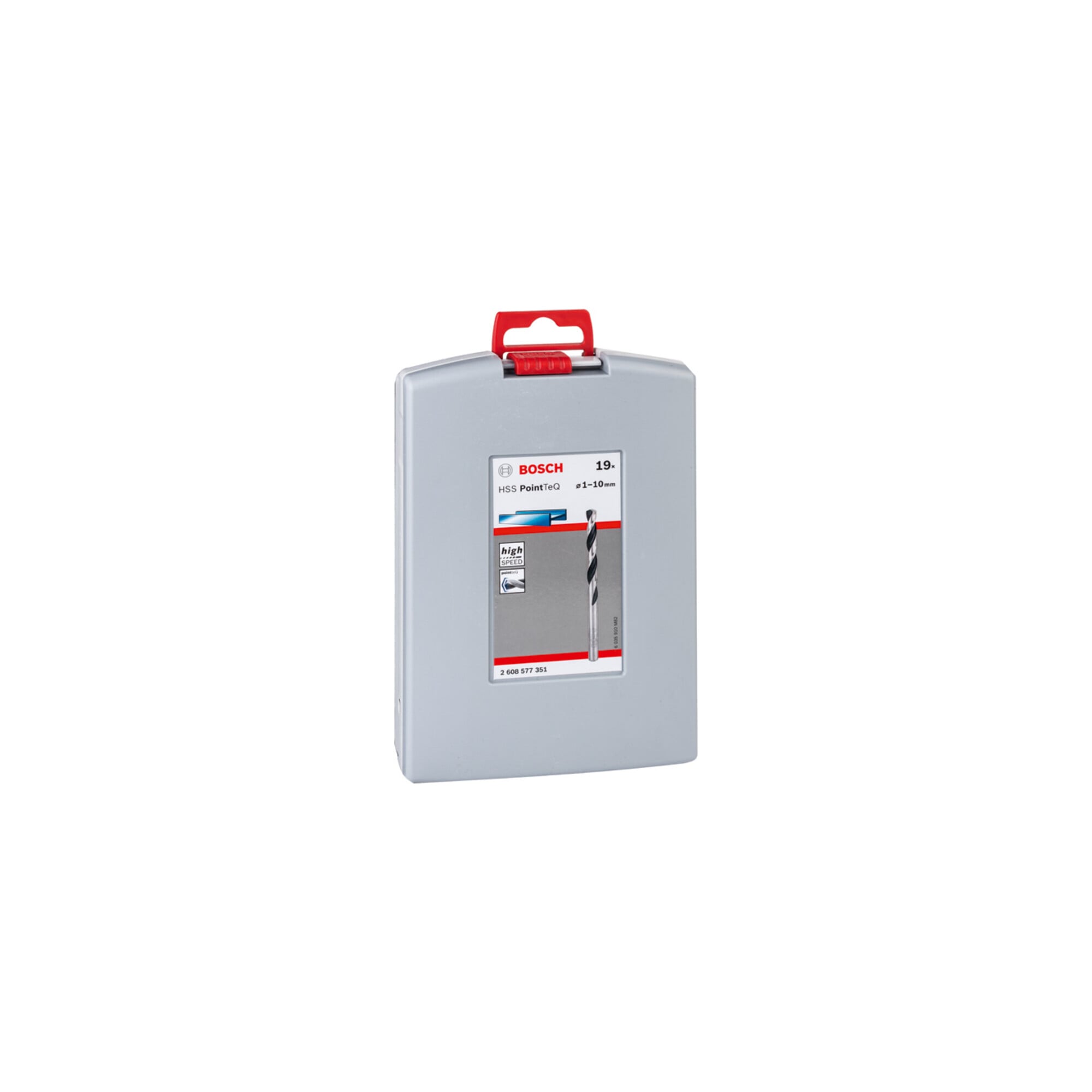 Bosch Metallspiralbohrer HSS-Set PointTeQ DIN 338 19-teilige ProBox