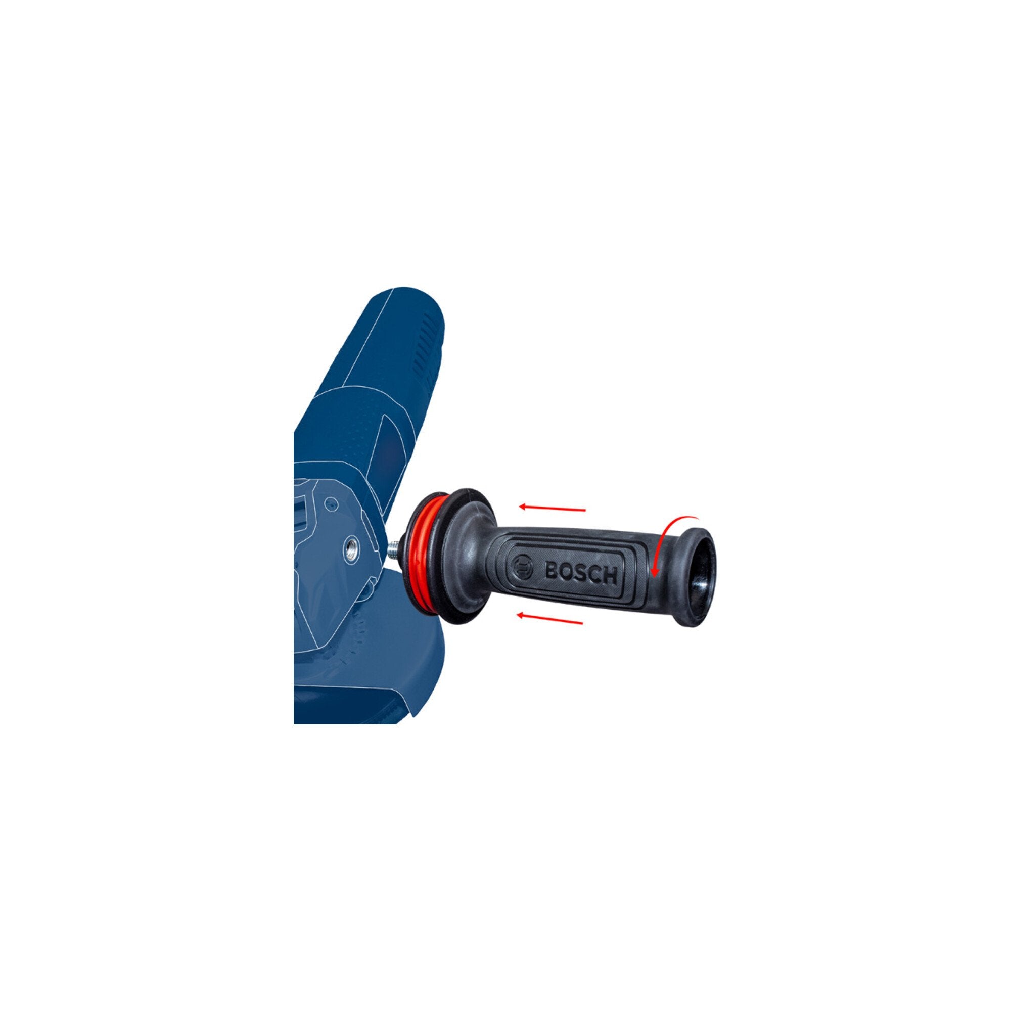 Bosch Rundmutter mit Flanschgewinde M 14 Durchmesser: 180/230 mm