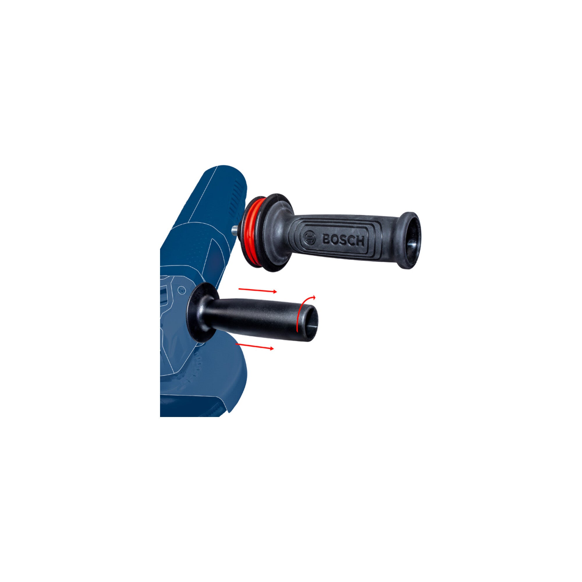 Bosch Rundmutter mit Flanschgewinde M 14 Durchmesser: 180/230 mm