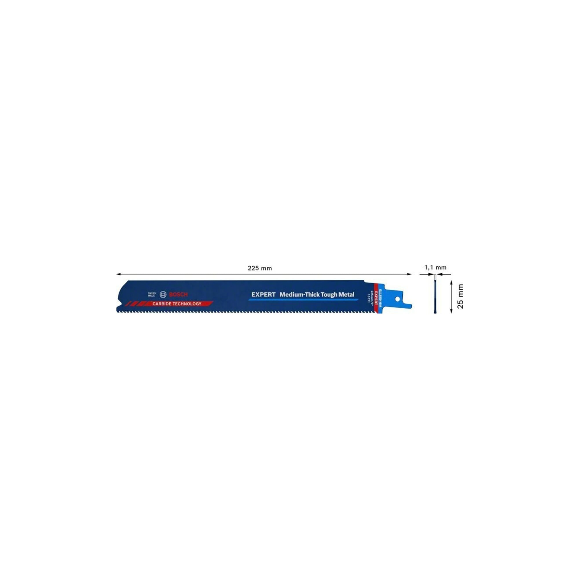 Bosch Säbelsägeblatt Expert S 1155 HHM Pack a 10 St
