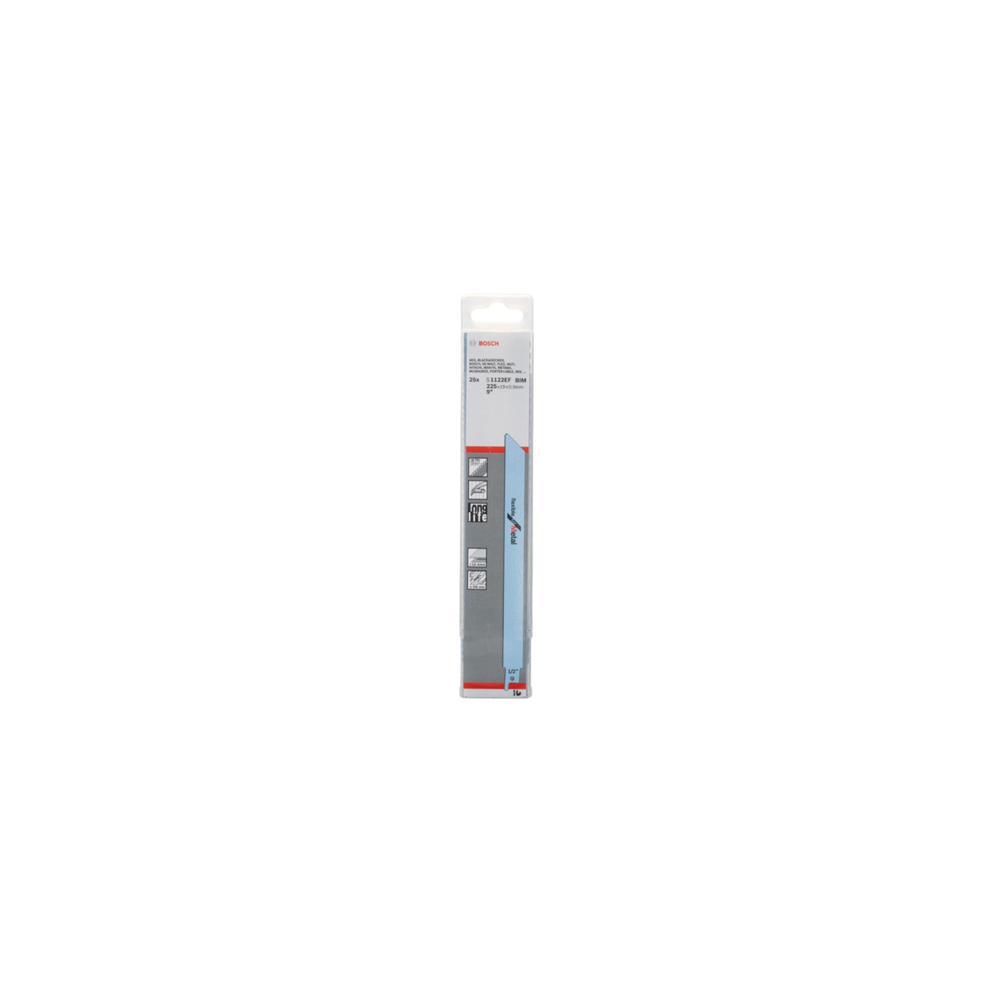 Bosch Säbelsägeblatt S 1122 EF, Flexible for Metal 25 Stk