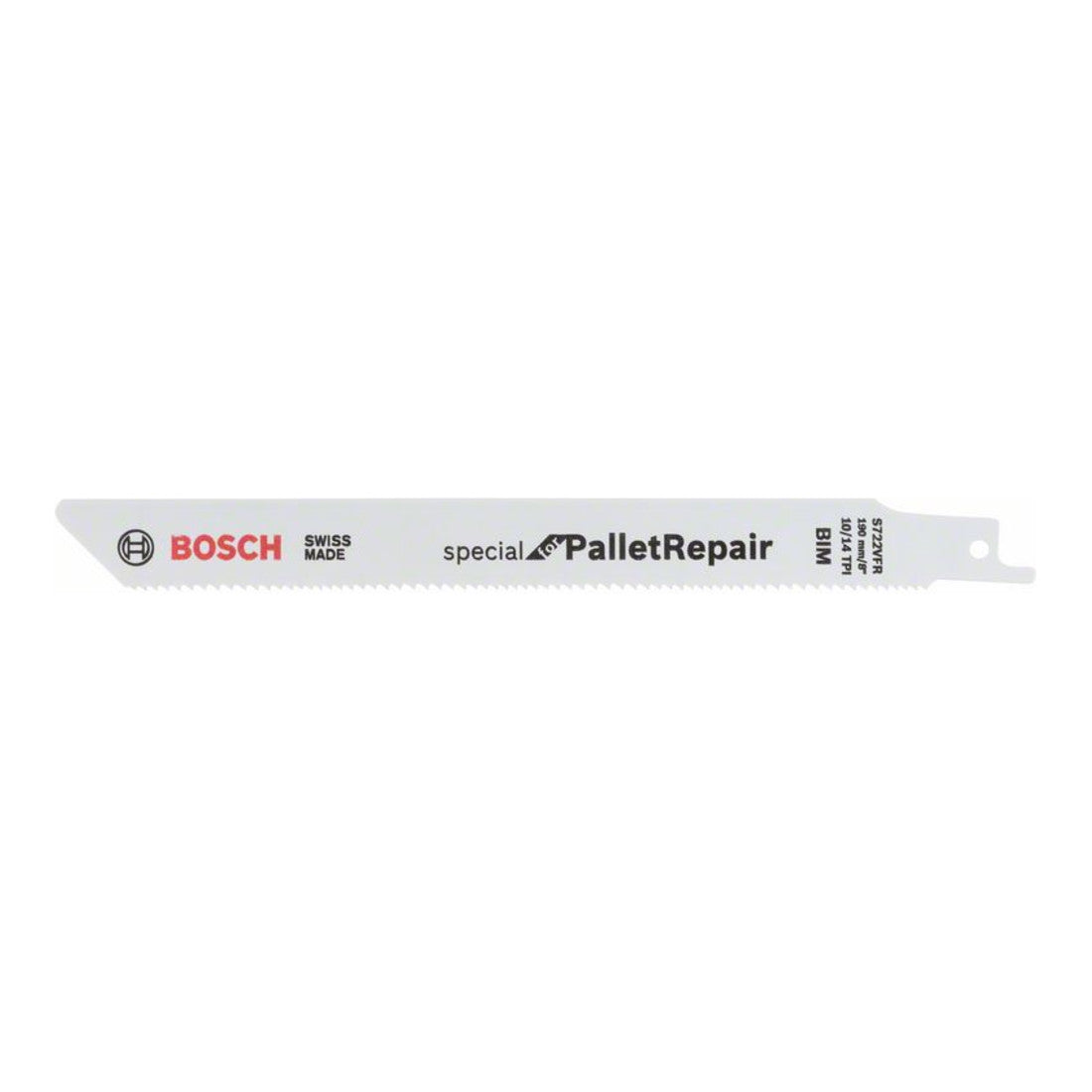 Bosch Säbelsägeblatt S 722 VFR, Special for Pallet Repair, 190 mm, 0,9 mm 5 Stk
