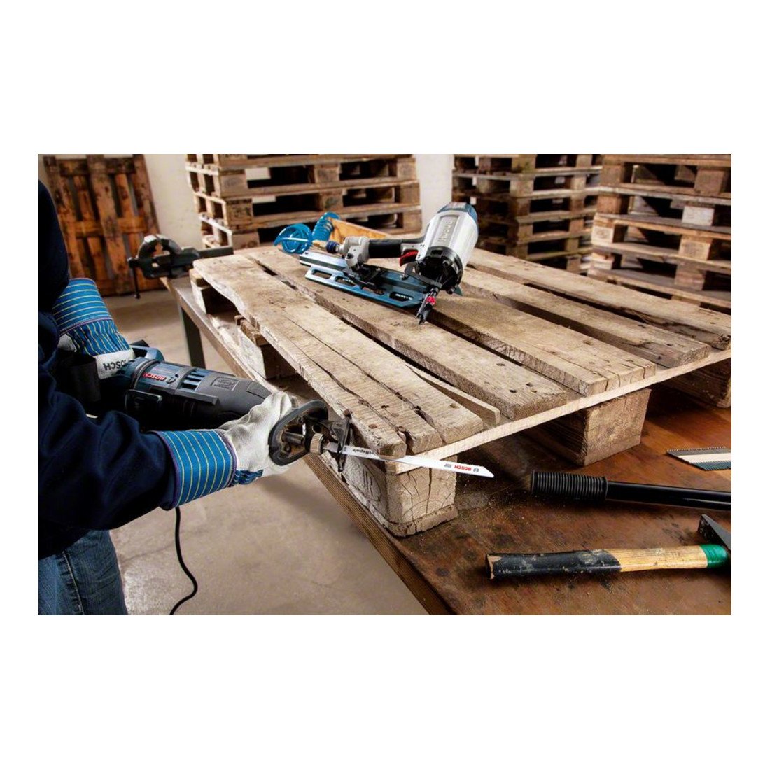 Bosch Säbelsägeblatt S 722 VFR, Special for Pallet Repair, 190 mm, 0,9 mm 5 Stk