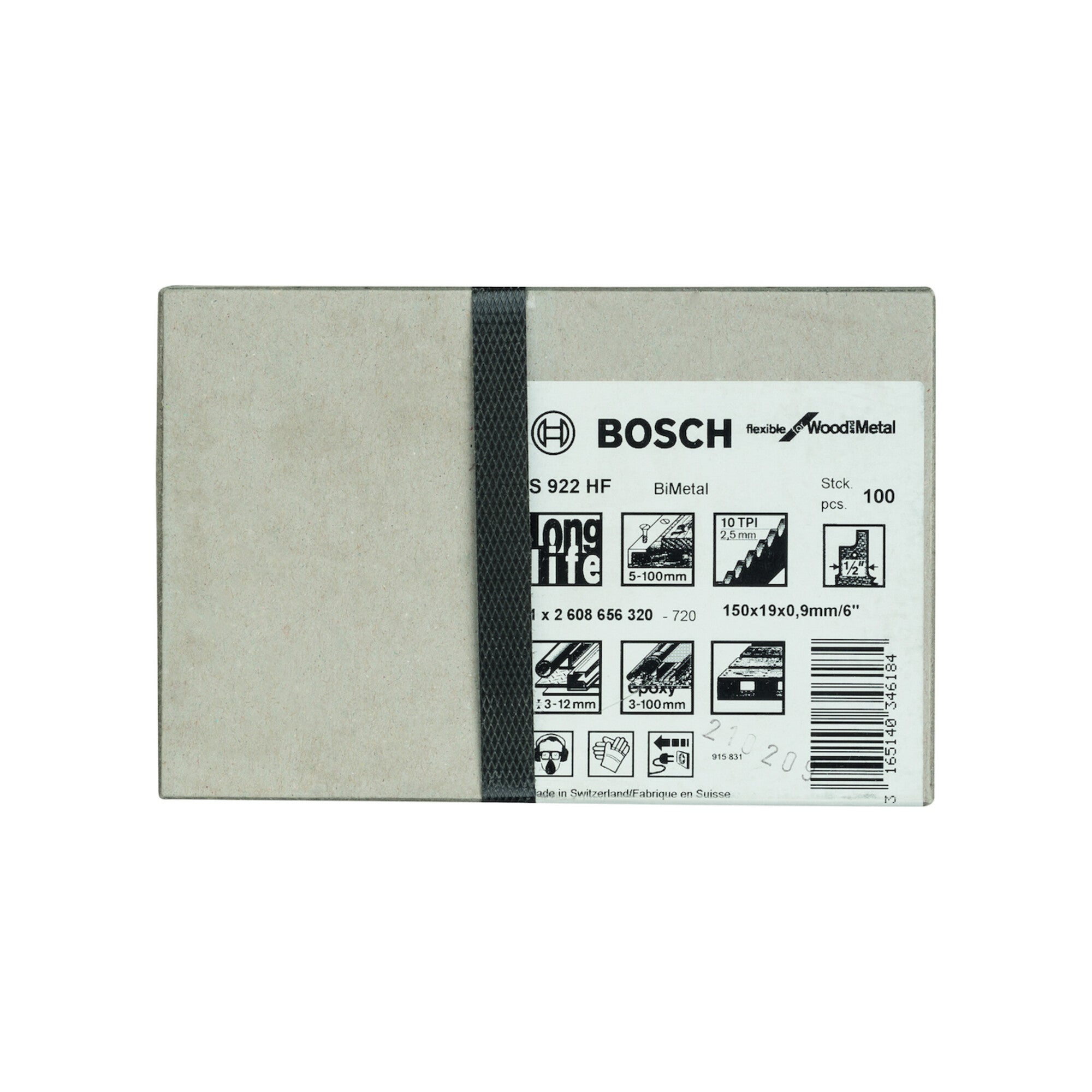 Bosch Säbelsägeblatt S 922 HF, Flexible for Wood and Metal