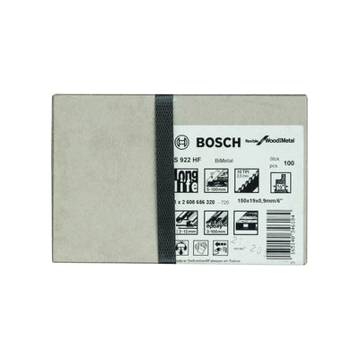 Bosch Säbelsägeblatt S 922 HF, Flexible for Wood and Metal