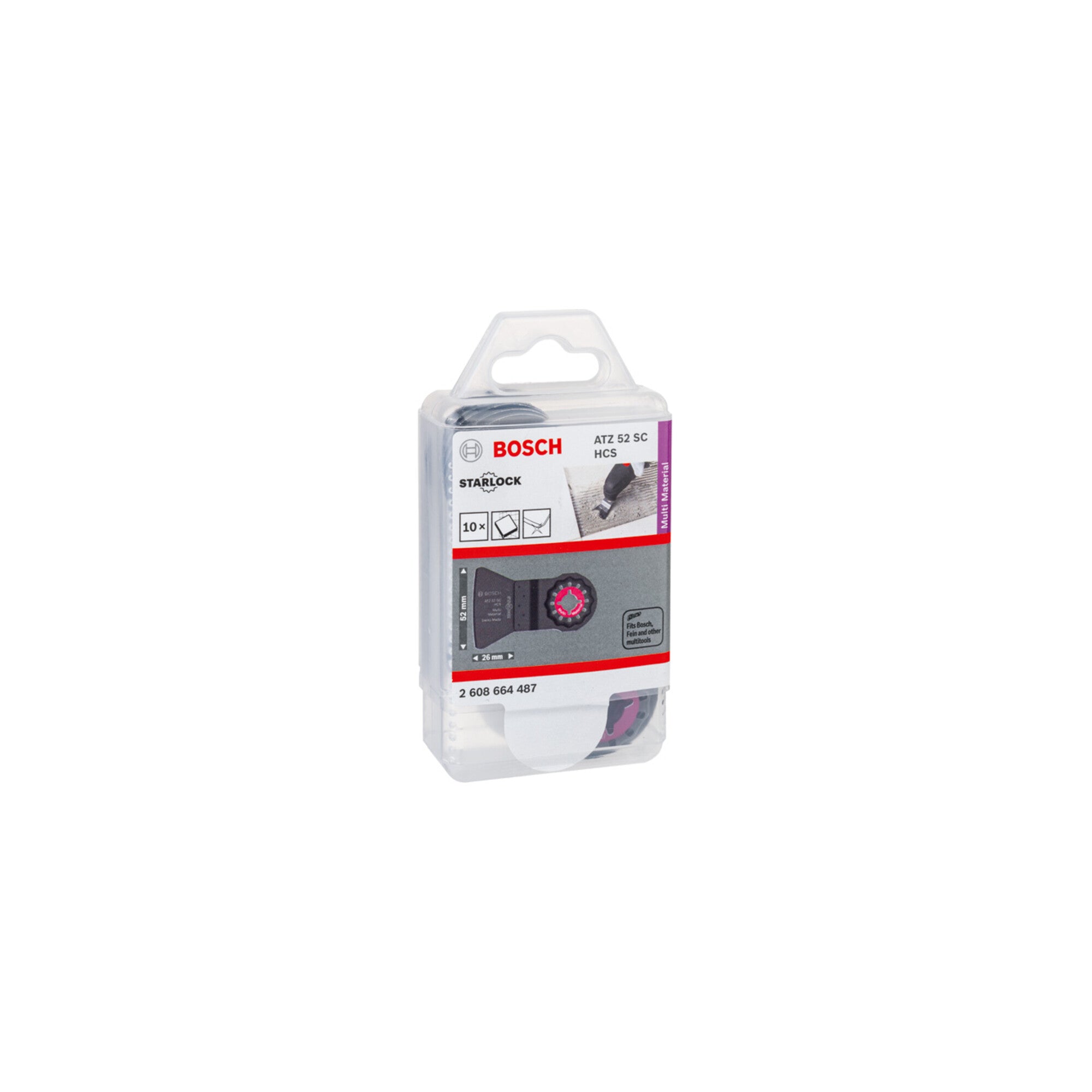 Bosch Schaber HCS ATZ 52 SC starr 26 x 52 mm 10 Stk