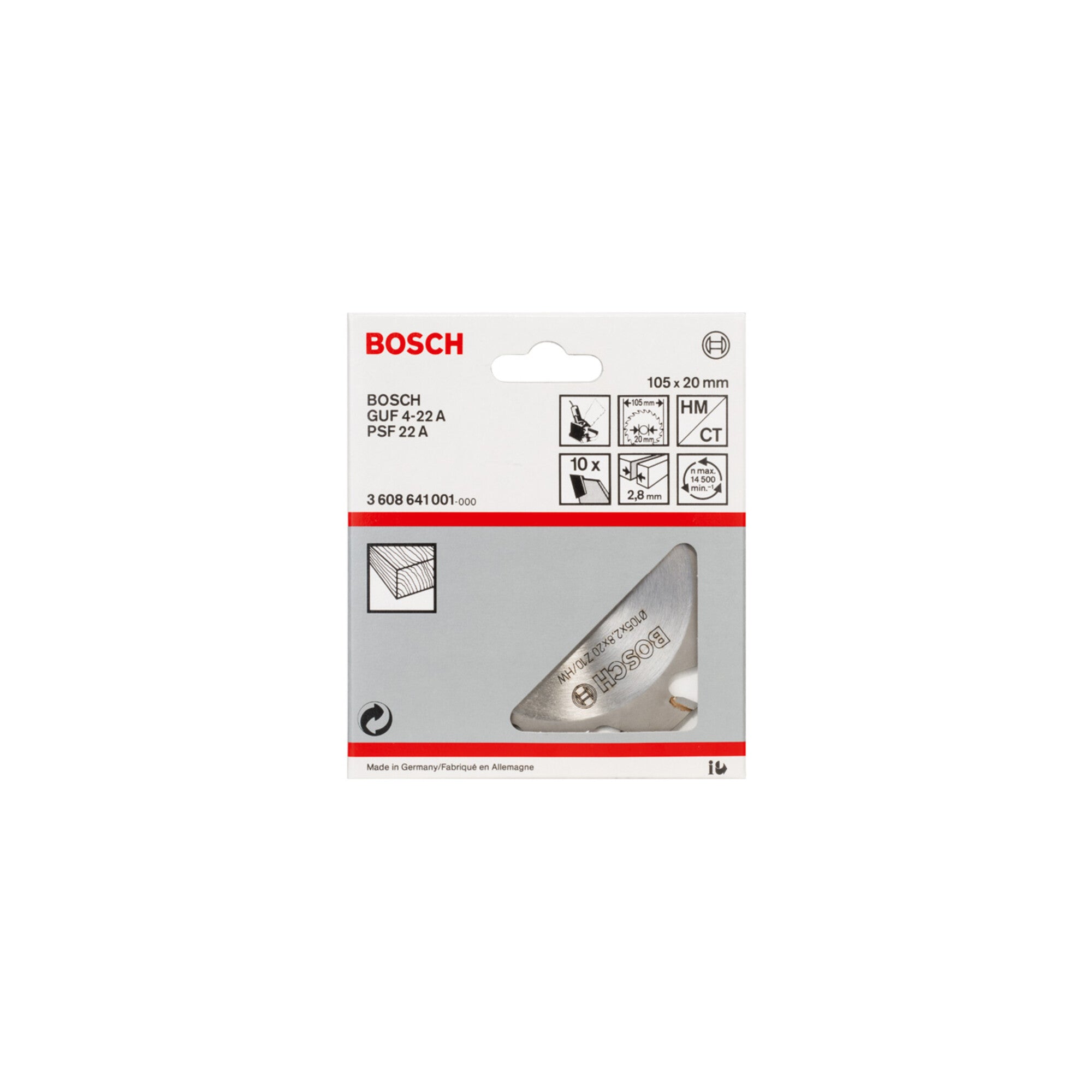 Bosch Scheibenfräser 10 20 mm 2,8 mm