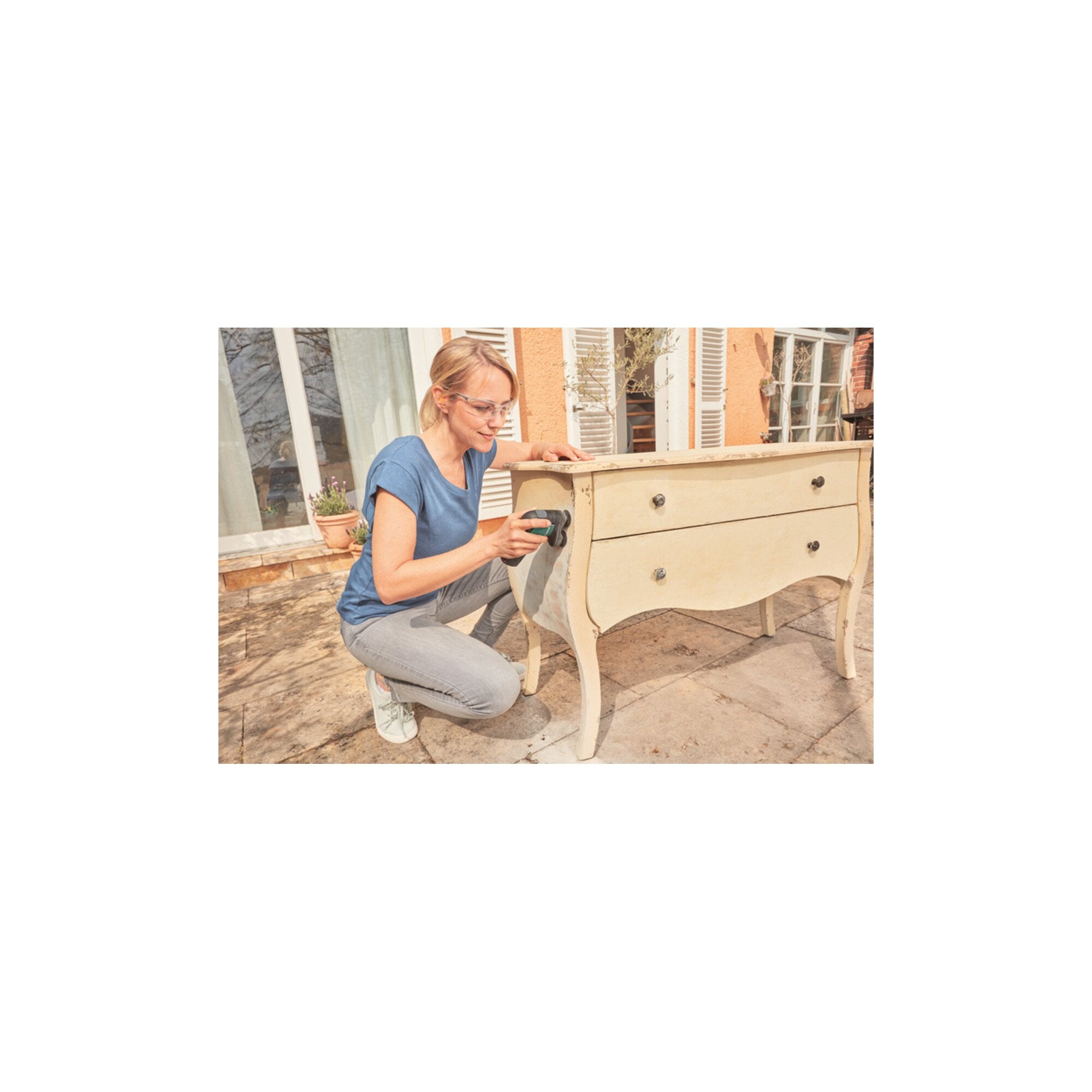 Bosch Schleifblätter M480 für EasyCurvSander 12, Best for Wood and Paint, 40 mm