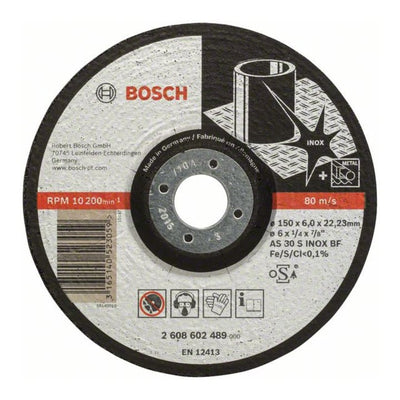 Bosch Schruppscheibe gekröpft Expert for Inox AS 30 S INOX BF 150 mm 22,23 mm 6