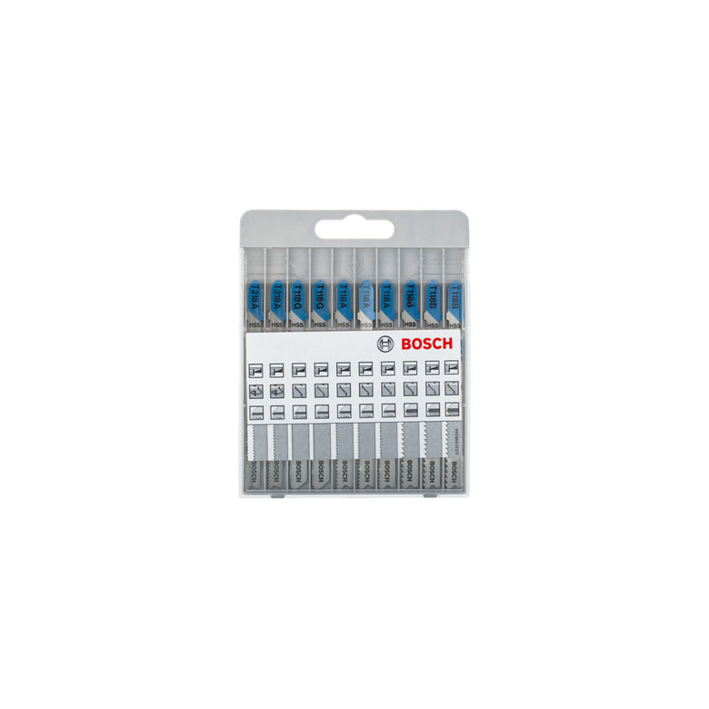 Bosch Stichsägeblatt-Set Basic for Metal 10-teilig