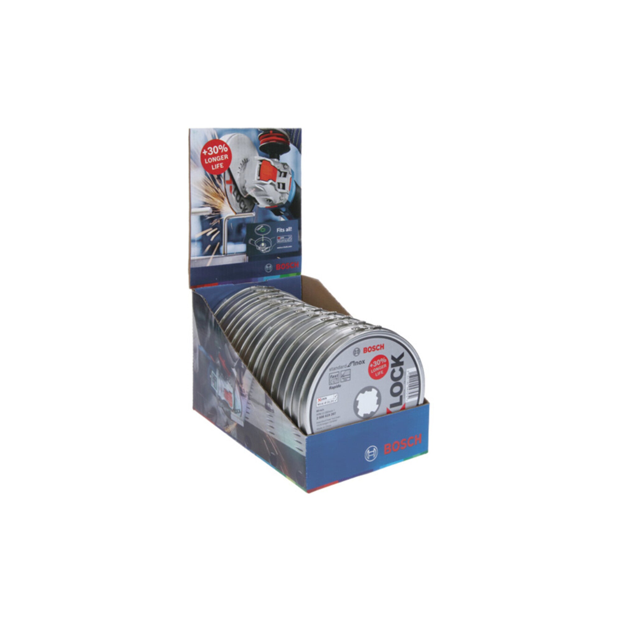 Bosch Trennscheibe X-LOCK gerade Standard for Inox WA 60 T BF 125 x 1 mm 10 Stk