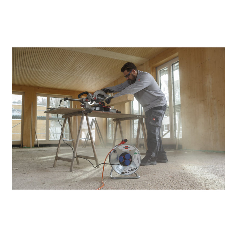 Brennenstuhl Garant S IP44 Kabeltrommel, 40m Kabel in orange