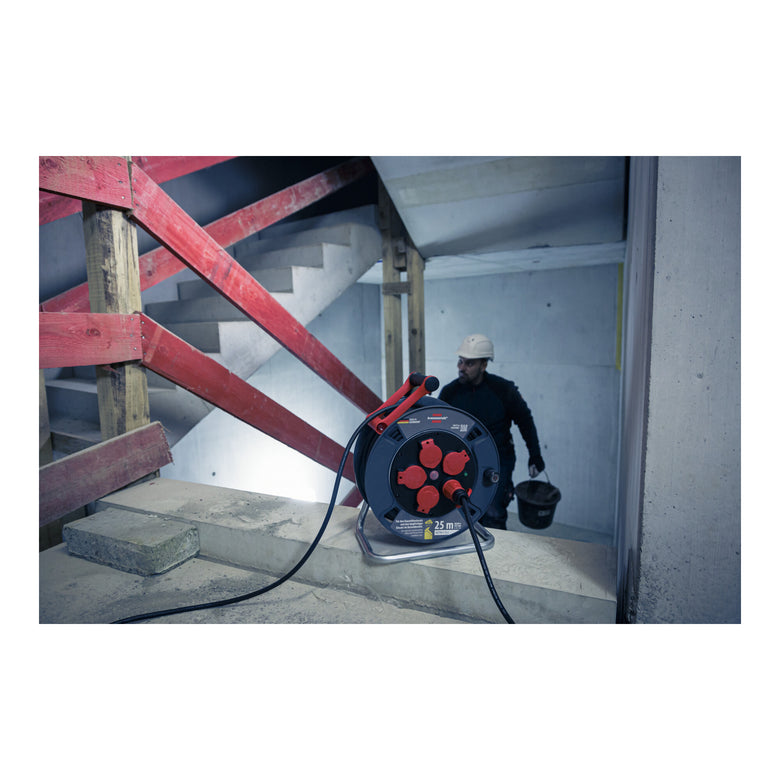 Brennenstuhl Professional Kabeltrommel 300 KU 2100 IP44, 25m H07RN-F 3G1.5