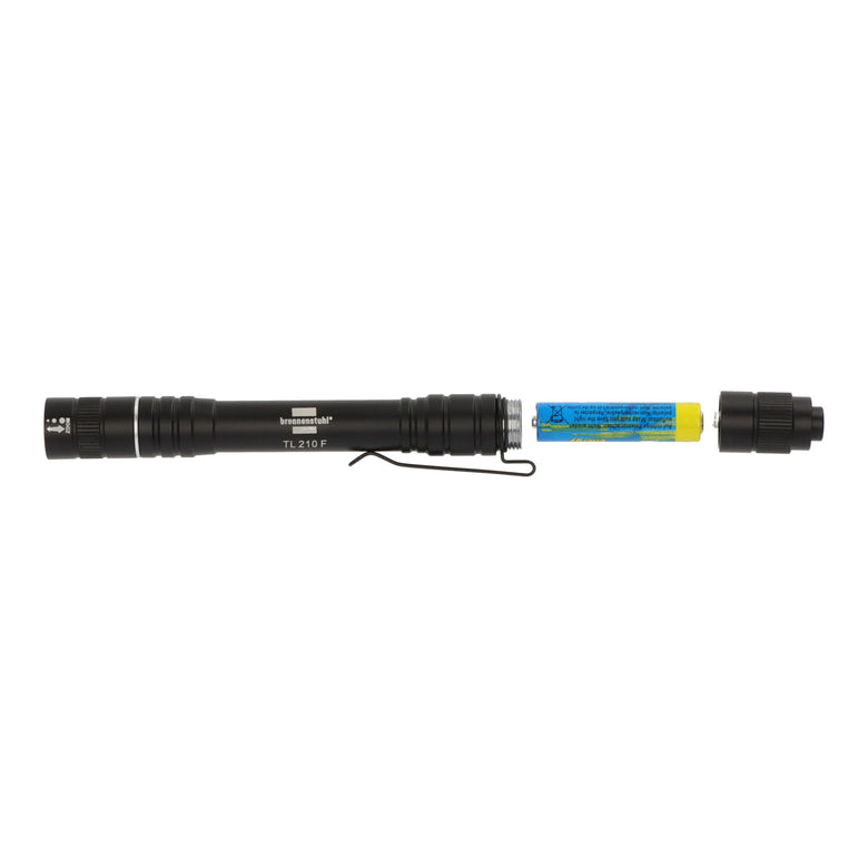 Brennenstuhl Taschenlampe LED LuxPremium TL 210 F/Handlampe mit Batterien und