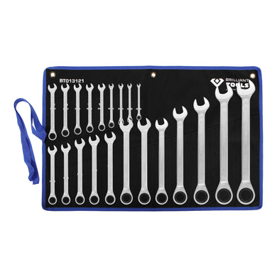 Brilliant Tools Ratschenringschlüssel-Satz, 21-tlg, 6 - 32 mm