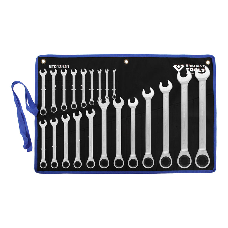 Brilliant Tools Ratschenringschlüssel-Satz, 21-tlg, 6 - 32 mm