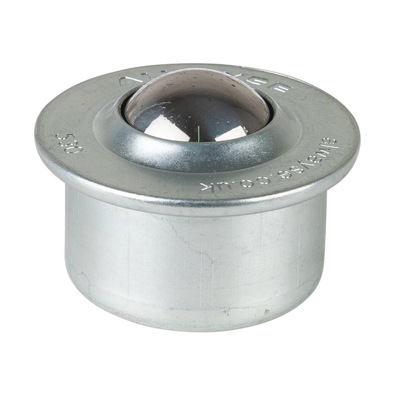 BS Rollen Kugelrolle D.45mm Stahlkugel STA verz.