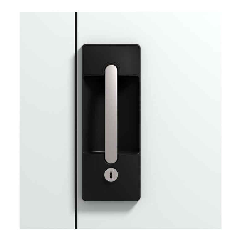 C+P Werkzeugschrank mit Drehtüren, innen 4 Böden, H1950xB930xT500mm Front